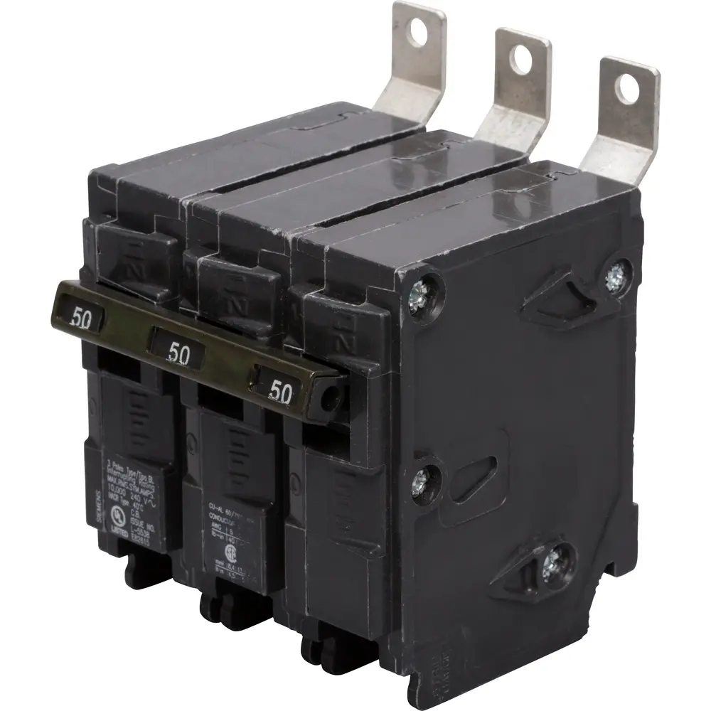 thumbnail image 2 of Siemens BQD350 Bolt-On Circuit Breaker - 3 Pole, 50 Amp, 480Y/277 VAC, New 2 of 2