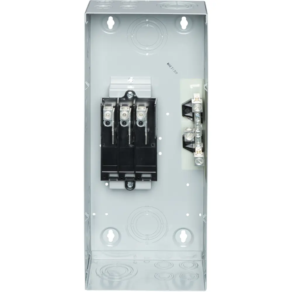 100 A 120/240 VAC 3 Space 4 Circuit, Main Lug Load Center, NEMA 1