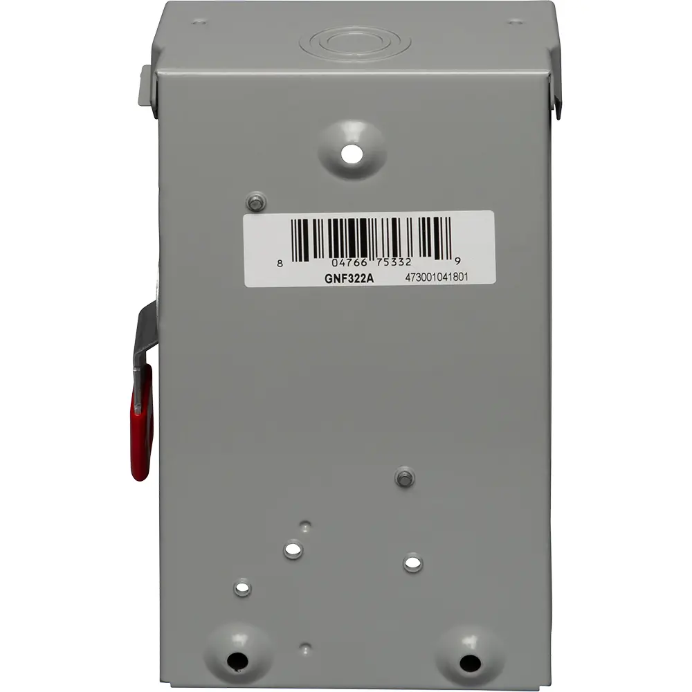 60A 240V 3-Pole Safety Switch, Non-Fused NEMA 1 General Duty