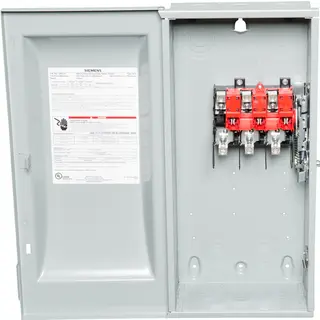 100A 240V 3-Pole Safety Switch, Non-Fused NEMA 1 General Duty