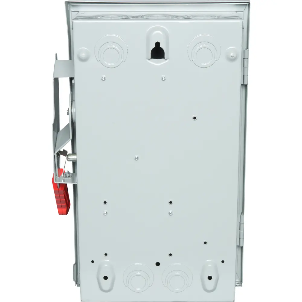 60A 600V 3-Pole Safety Switch, Fused w/ Neutral NEMA 1 Heavy Duty