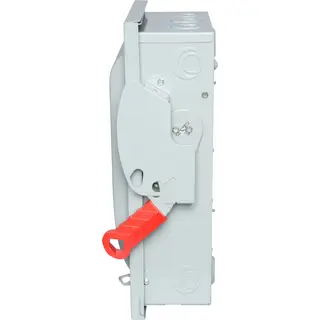 60 A 600 VAC 3-Pole Safety Switch, Fused w/ Neutral NEMA 1 Heavy-Duty