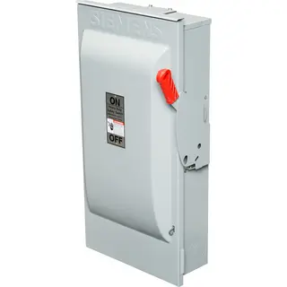 200 A 600 VAC 3-Pole Safety Switch, Fused w/ Neutral NEMA 3R Heavy