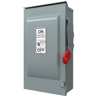 60A 600V 3-Pole Safety Switch, Non-Fused NEMA 1 Heavy Duty