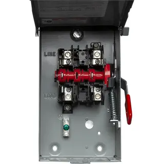 60 A 240 VAC 2-Pole Safety Switch, Non-Fusible NEMA 3R General-Duty