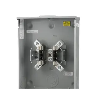 200 A Single-Position 4-Jaw Ringless Meter Socket w/ Rx