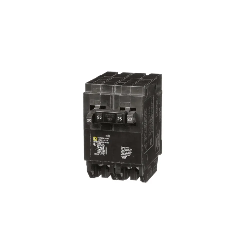 Disjoncteur Quadruple Tandem Homeline - 2x 20A 1-Pôle + 1x 40A 2-Pôles - Neuf (État Excellent)