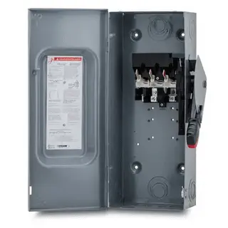 100 A 600 VAC/VDC 3-Pole Safety Switch, Non-Fusible NEMA 1 Heavy-Duty