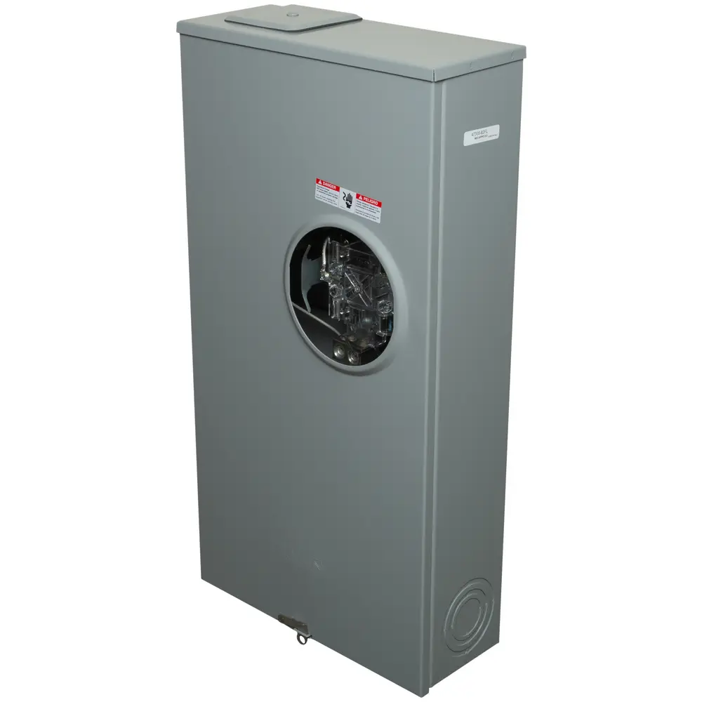 320 A 600 VAC Single-Phase 5-Jaw Ringless Meter Socket, Single Position ...