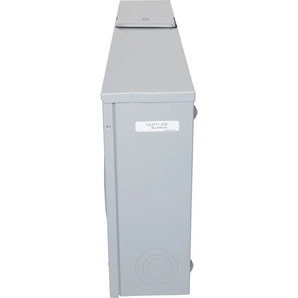 200 A 600 VAC 3-Position 4-Jaw Ringless Meter Socket w/ Large