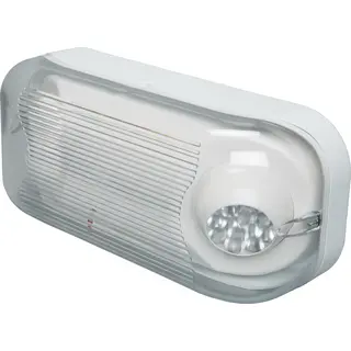 Sure-Lites SELW25 Silver 2 Light 8" Tall Integrated LED Wet Location Emergency Light