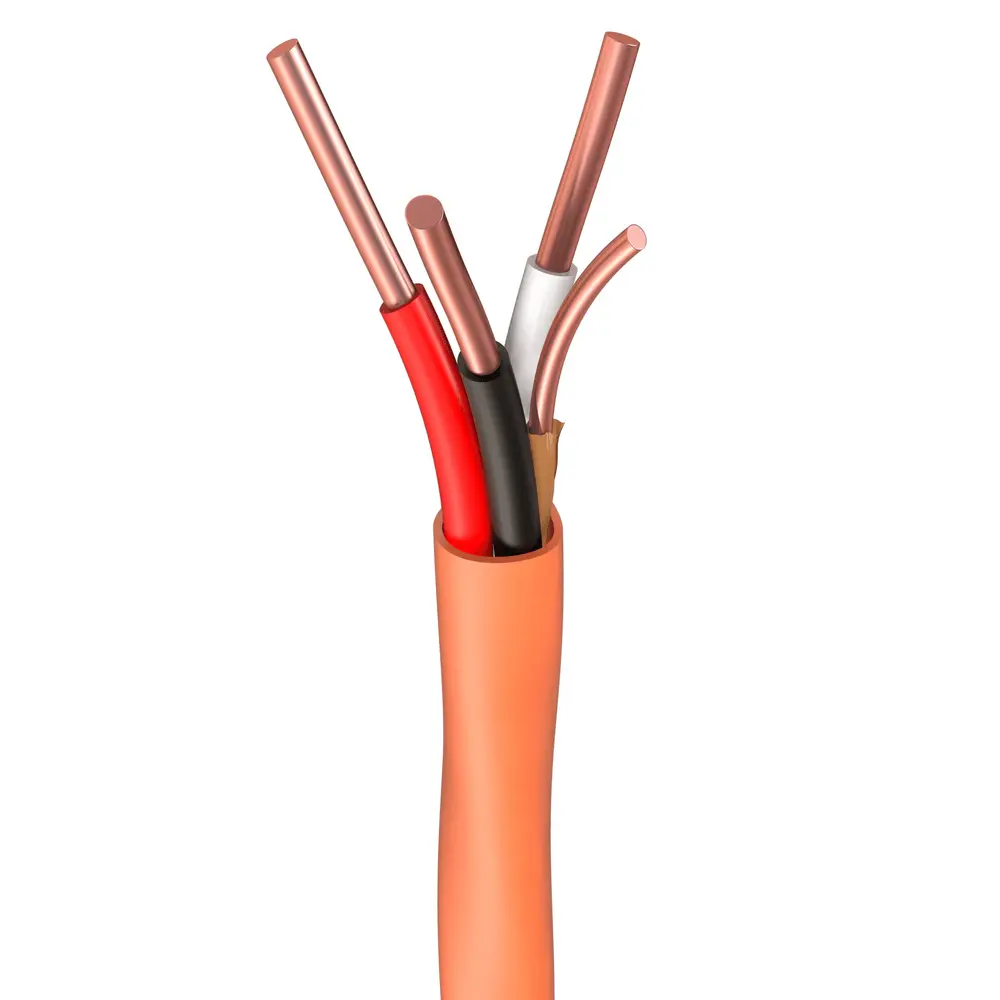 Three Conductor NM-B Cable, 10AWG, Solid, Copper, 3 Conductor, Reel of 1000ft