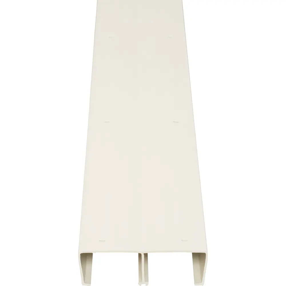Raseway Base, 2-Compartment, PVC, Ivory, 5400 Series Raseway Base, 2-Compartment, PVC, Ivory, 5400 Series