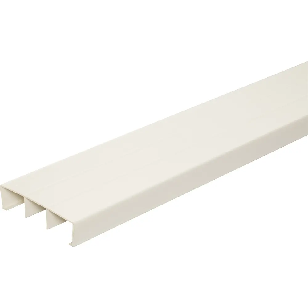 Divided Raceway Base, PVC, Ivory, 5500 Series
