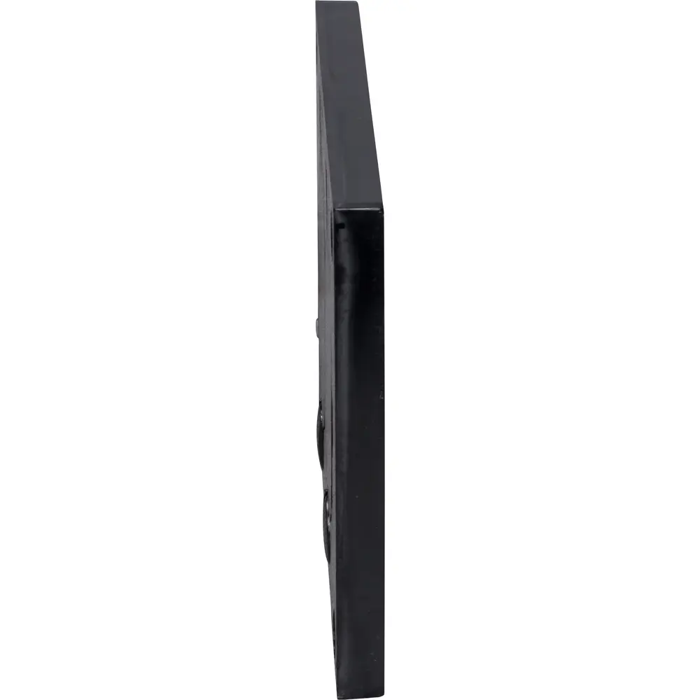 Omnibox® Rectangular Plastic Duplex Cover Plate, Black