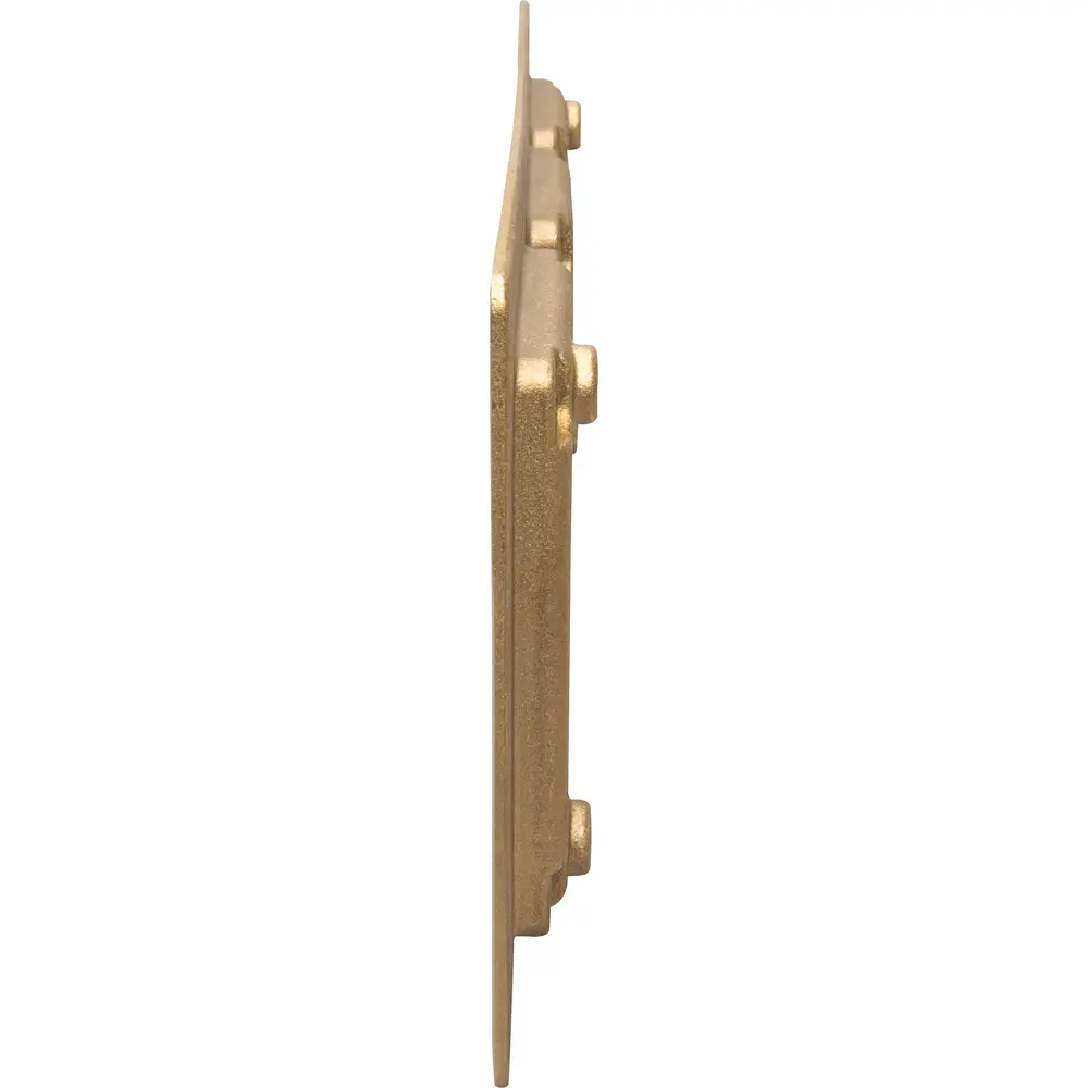 3-Gang Omnibox® Rectangular Carpet/Tile Flange, Brass