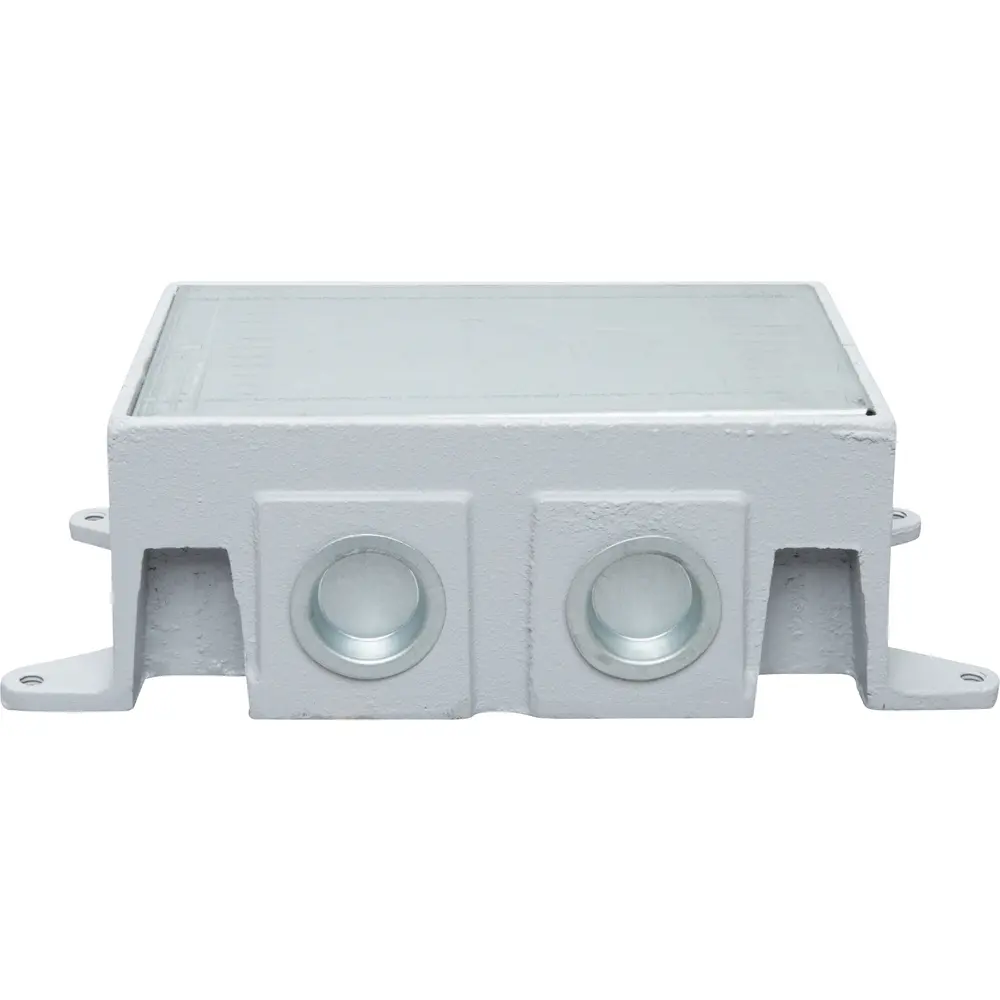 インフェルノX2BOX Omnibox® 2-Gang Cast-Iron Floor Box