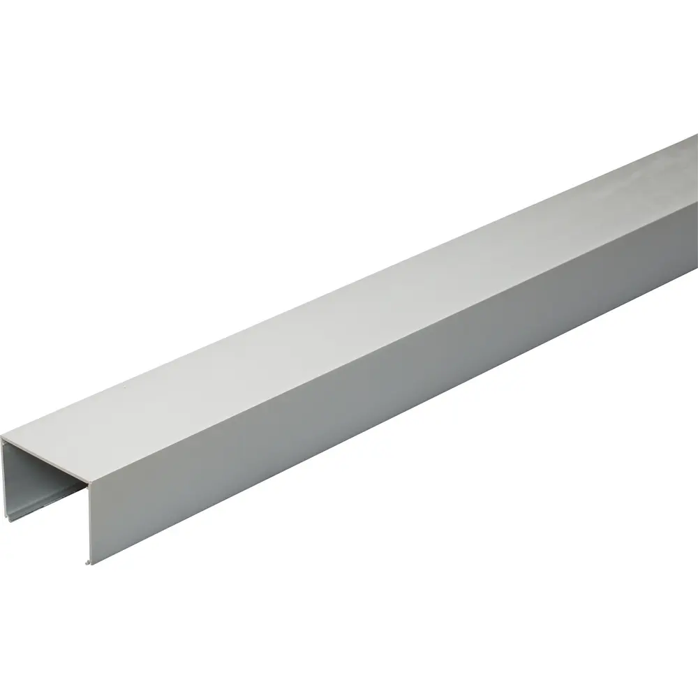 Silver Single Channel Raceway Raceway Base, Single Compartment 10', Aluminum, Silver, ALA3800 Series