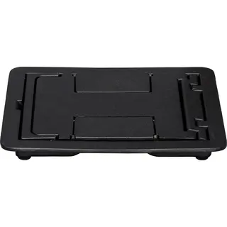 FloorPort Series Blank Cover Assembly, Black